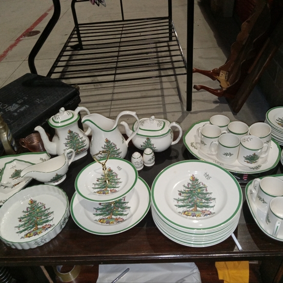 Spode Dining Spode Christmas Tree Stoneware Table Setting Poshmark